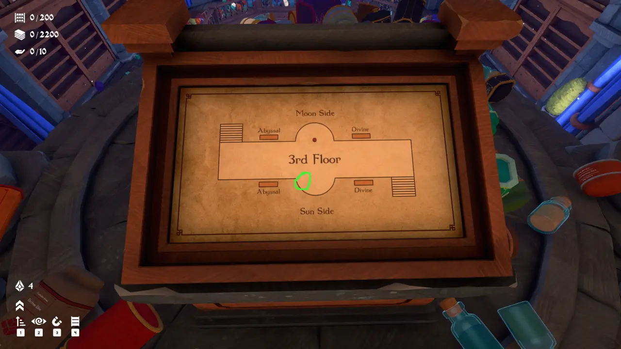 Wand and Order Carry Capacity 2 chest in Level 3 Potions