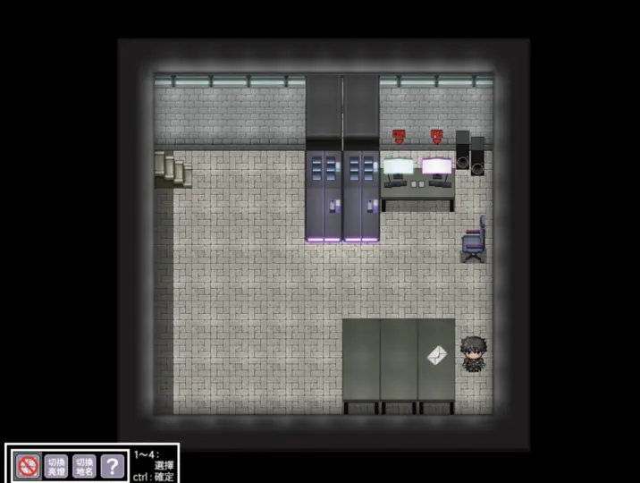 Letter location on the desk inside the 1F Storage Room secret room
