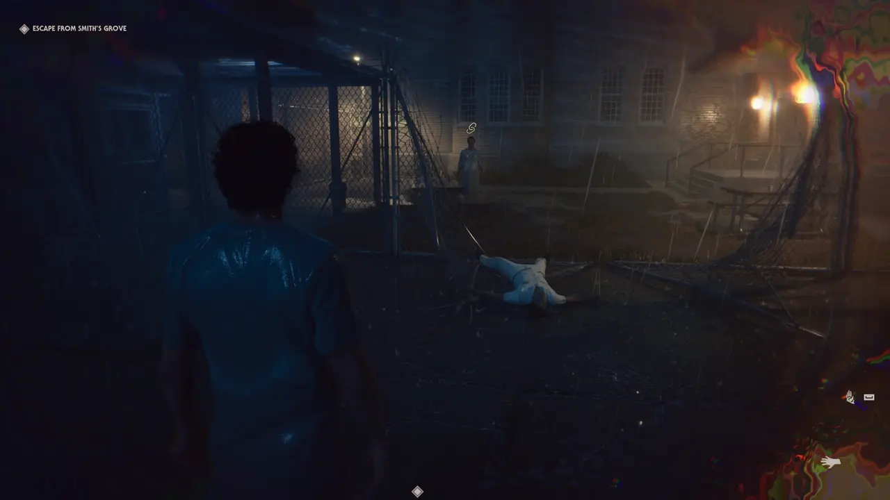 Loomis Log 2 courtyard location in Escape From Smith's Grove