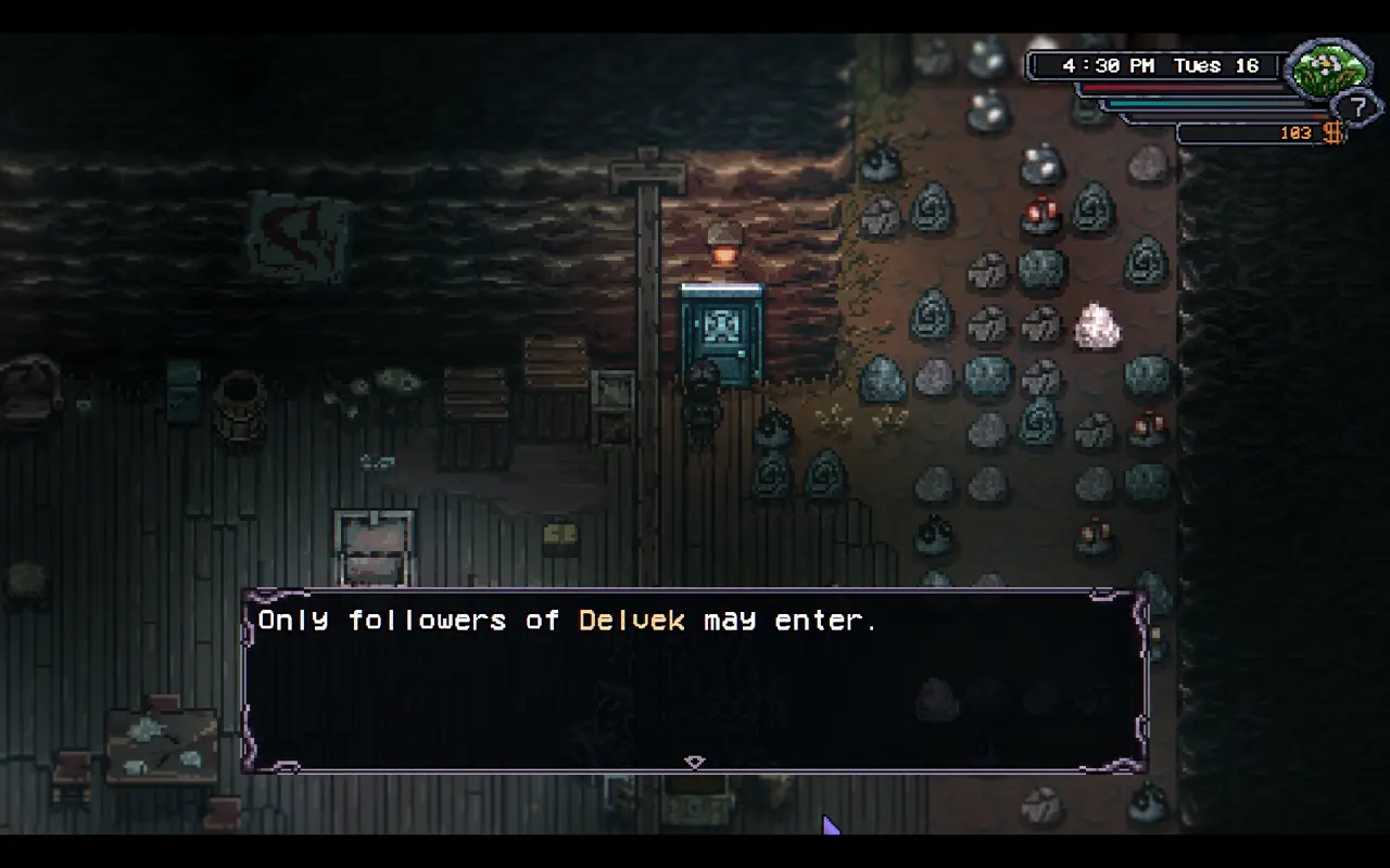 Room of Delvek location in Welcome to Elderfield