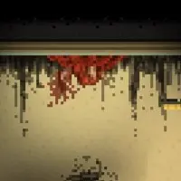 Dropper Slime hanging from the ceiling in HOPE 01