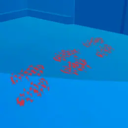 HoloTrials Scuffed Footprints evidence