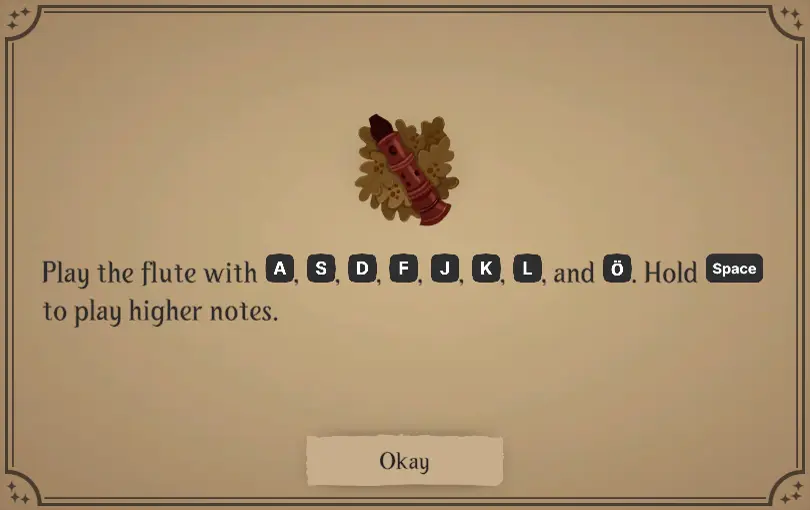 Rusted Oak flute in Songs of Glimmerwick
