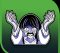 Hysterical achievement icon