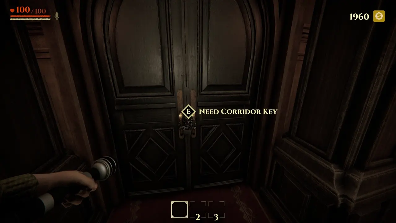 Locked corridor door in Invokyr